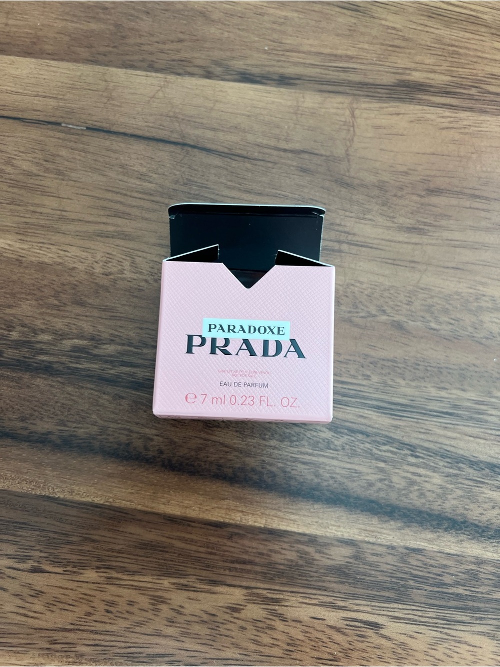 Prada PARADOXE Triangular Mini Bottle with Black Cap - Picture 2 of 2